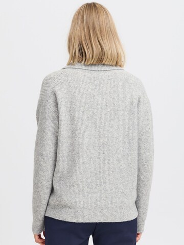 PULZ Jeans Pullover 'Astra' in Grau