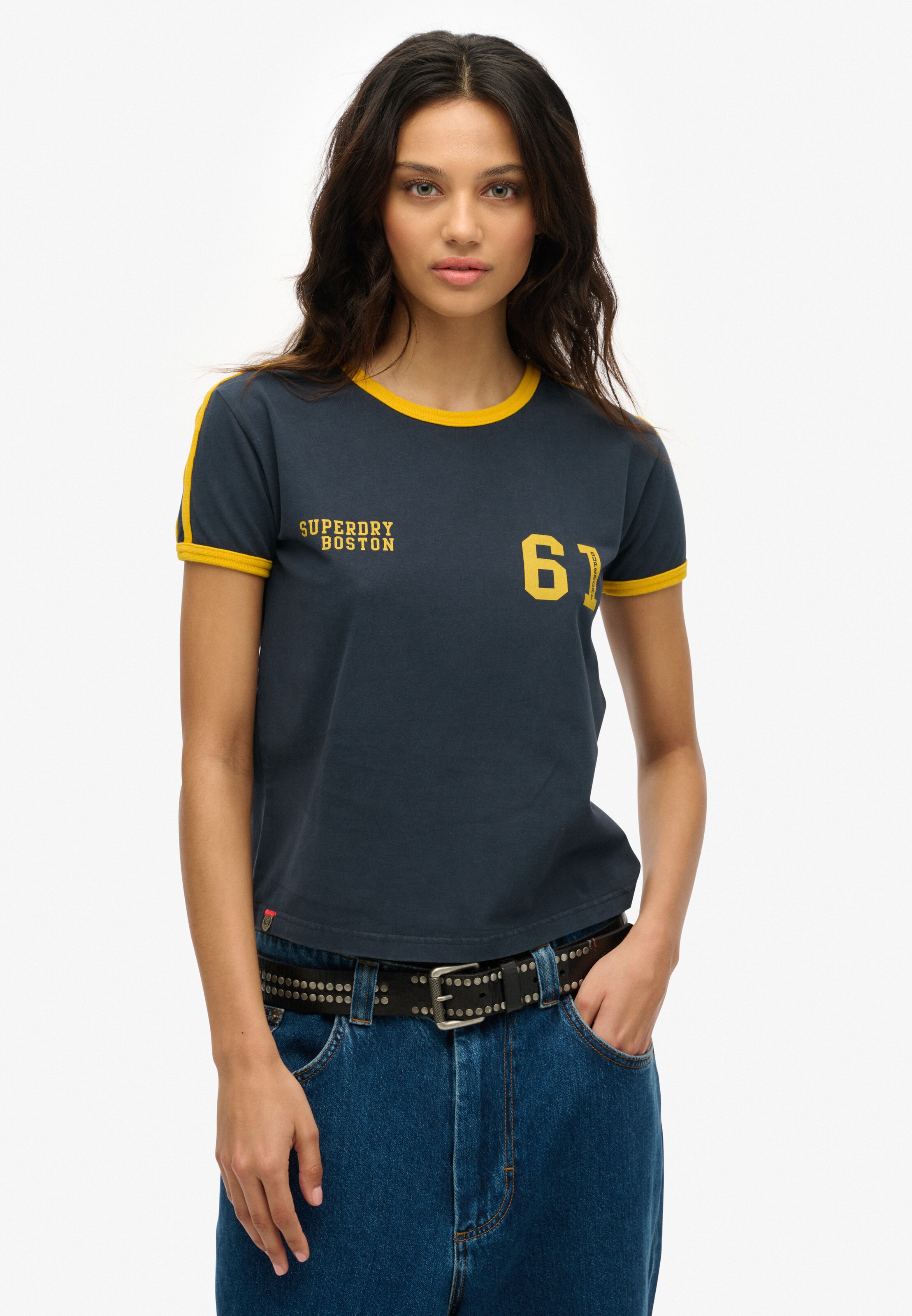 Superdry Shirt 'Essential' in Blue: front