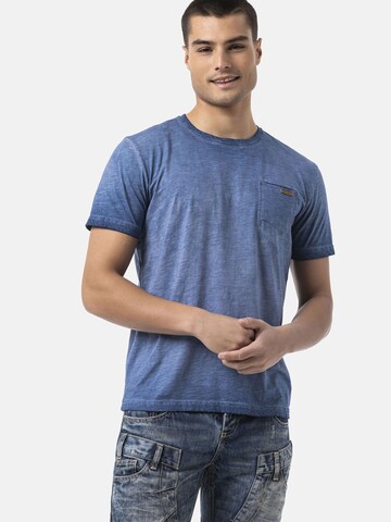 CIPO & BAXX Shirt in Blue: front