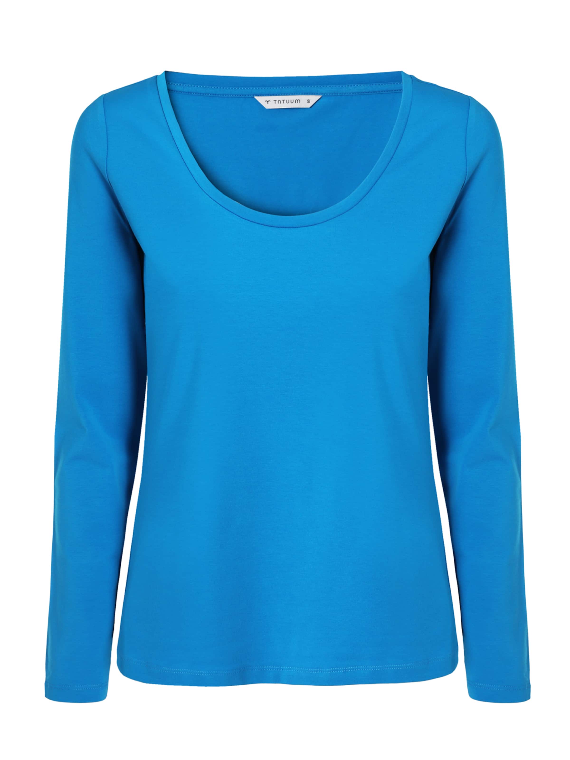 TATUUM - Camisa em azul: frente