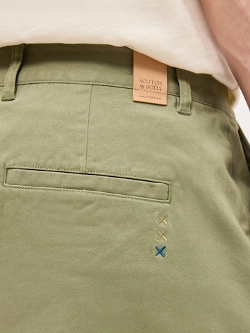 SCOTCH & SODA Обычный Брюки-чинос 'Stuart' в Зеленый