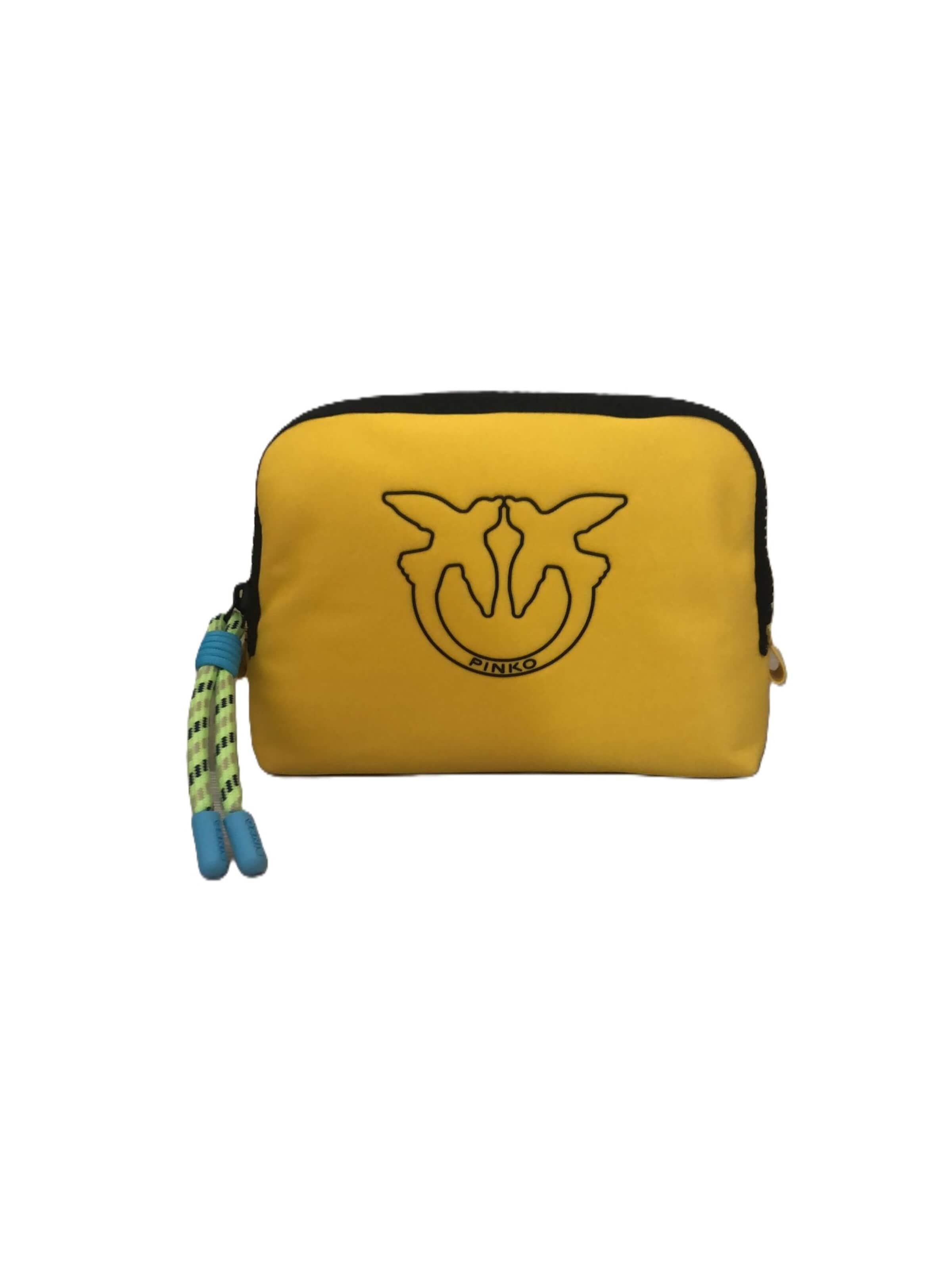 PINKO Kosmetiktasche '104531 A29U'‌‌‌‌‌ in Gelb: Vorderseite