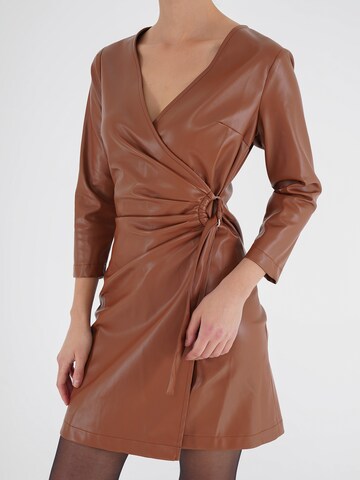 FRESHLIONS Dress 'Zelina' in Brown