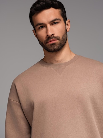 Ombre Sweatshirt i brun