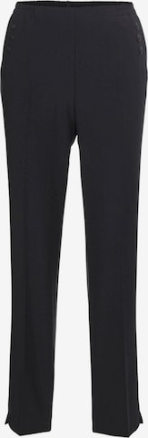 Goldner Trousers with creases in Black: front