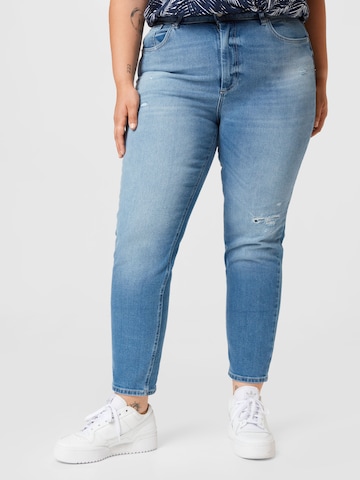 ONLY Curve Regular Jeans 'VENEDA' i blå: forside