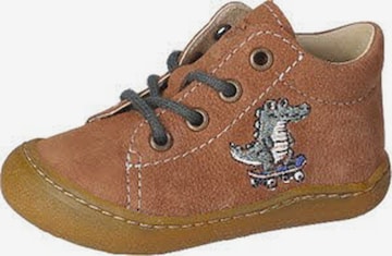 PEPINO by RICOSTA - Zapatos primeros pasos 'Lauflernschuhe Jungen 50 1601600 260 Echtleder in braun' en marrón: frente
