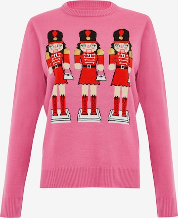 Threadbare Sweater 'Junipe' in Pink: front