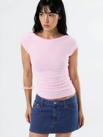 Busem - Blusa em rosa: frente