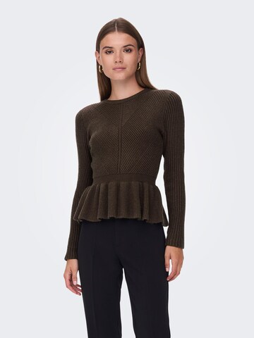 Pull-over 'Fia Katia' ONLY en marron : devant