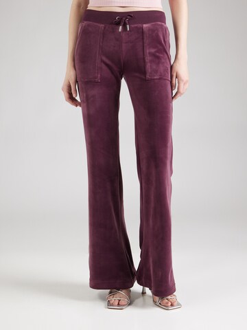 Flared Pantaloni 'LAYLA' di Juicy Couture in rosso: frontale
