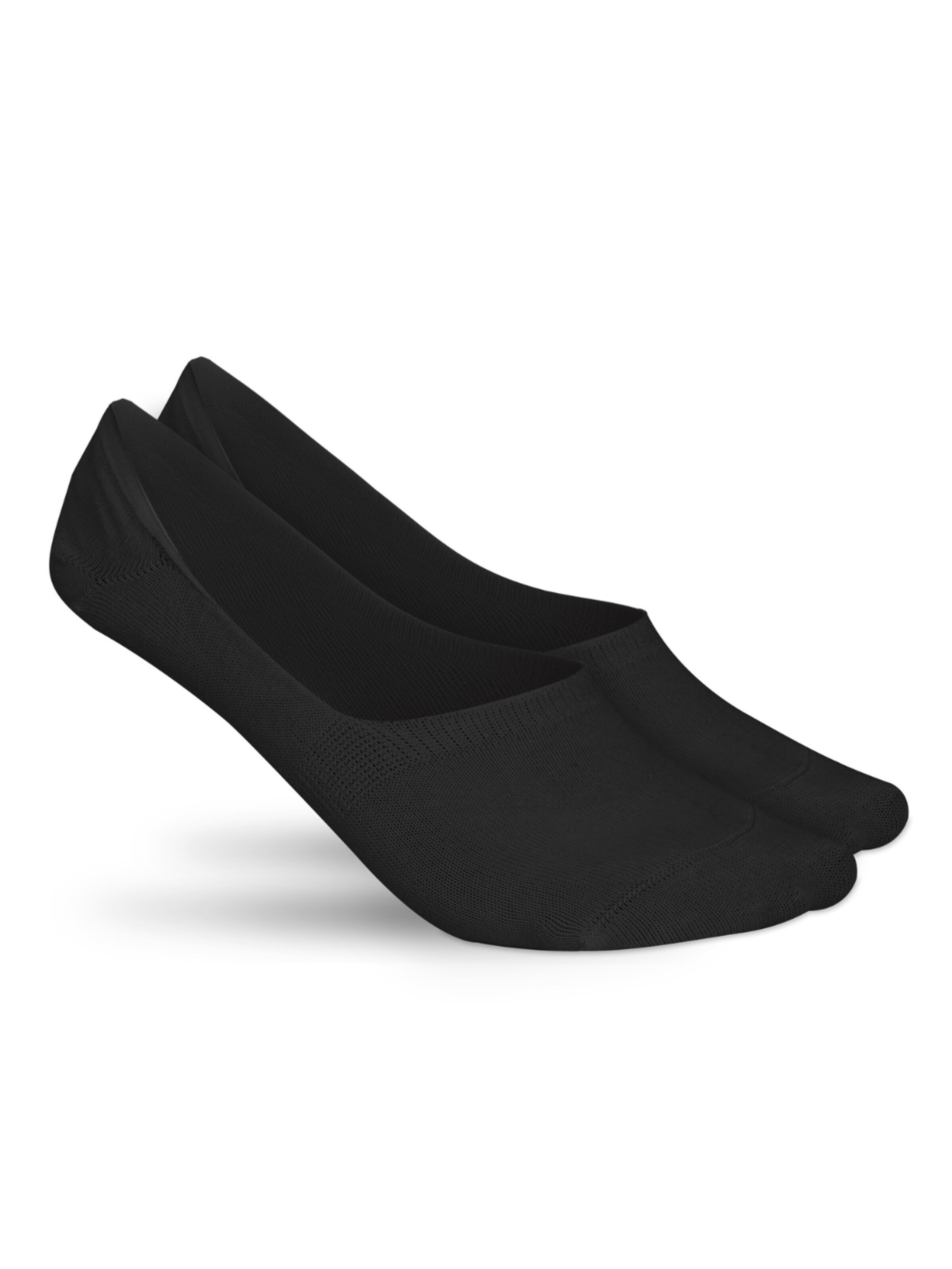 Sukats Ankle socks 'The No Show Invisibles Footies Enkelsokken - 8 Paar' in Black