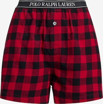 Pantalon de pyjama 'Cozy Flannel' Polo Ralph Lauren en rouge : devant