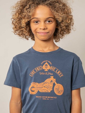 T-Shirt 'PARK' Deeluxe en bleu