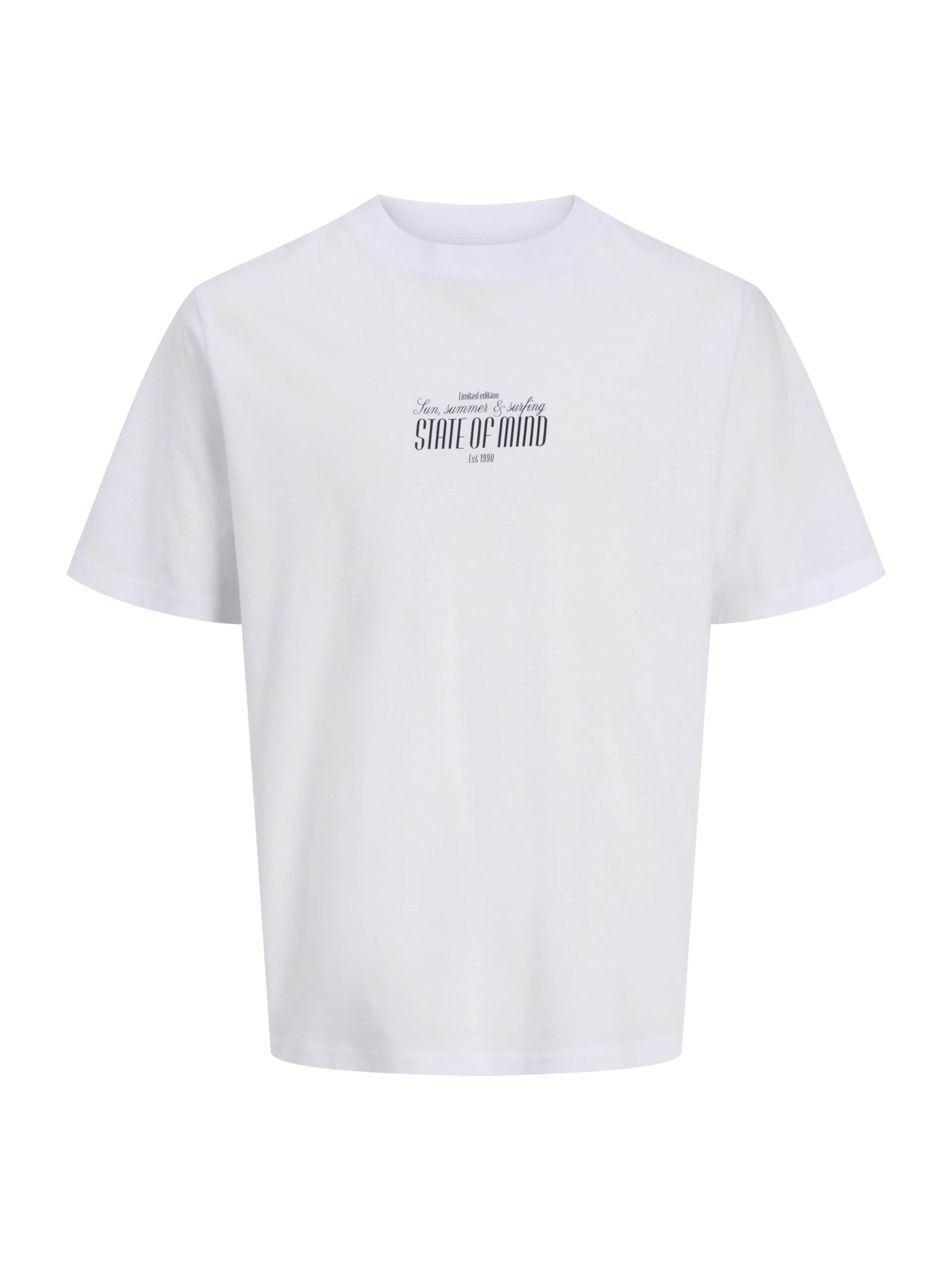 JJ Rebel Μπλουζάκι 'JREBCHRISTIAN' σε λευκό: μπροστά