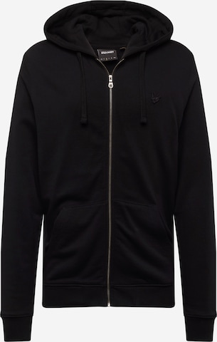 Veste de survêtement Lyle & Scott en noir : devant