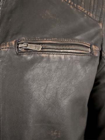 Lederjacken24 - Chaqueta de entretiempo 'Stantfort / Sandford' en negro