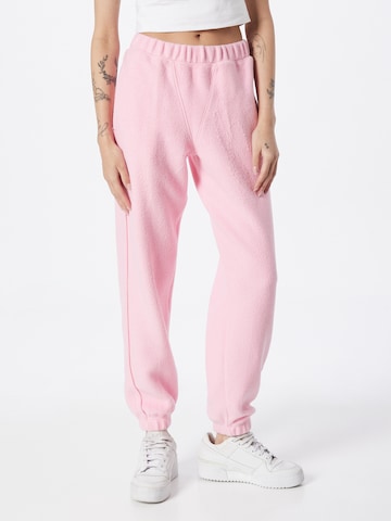 ADIDAS ORIGINALS Tapered Broek 'Loungewear Sweat' in Roze: voorkant