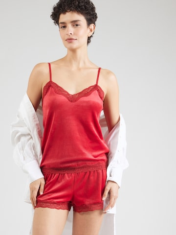 Shorty di Hunkemöller in rosso: frontale