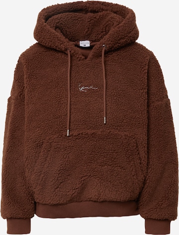 Sweat-shirt Karl Kani en marron : devant