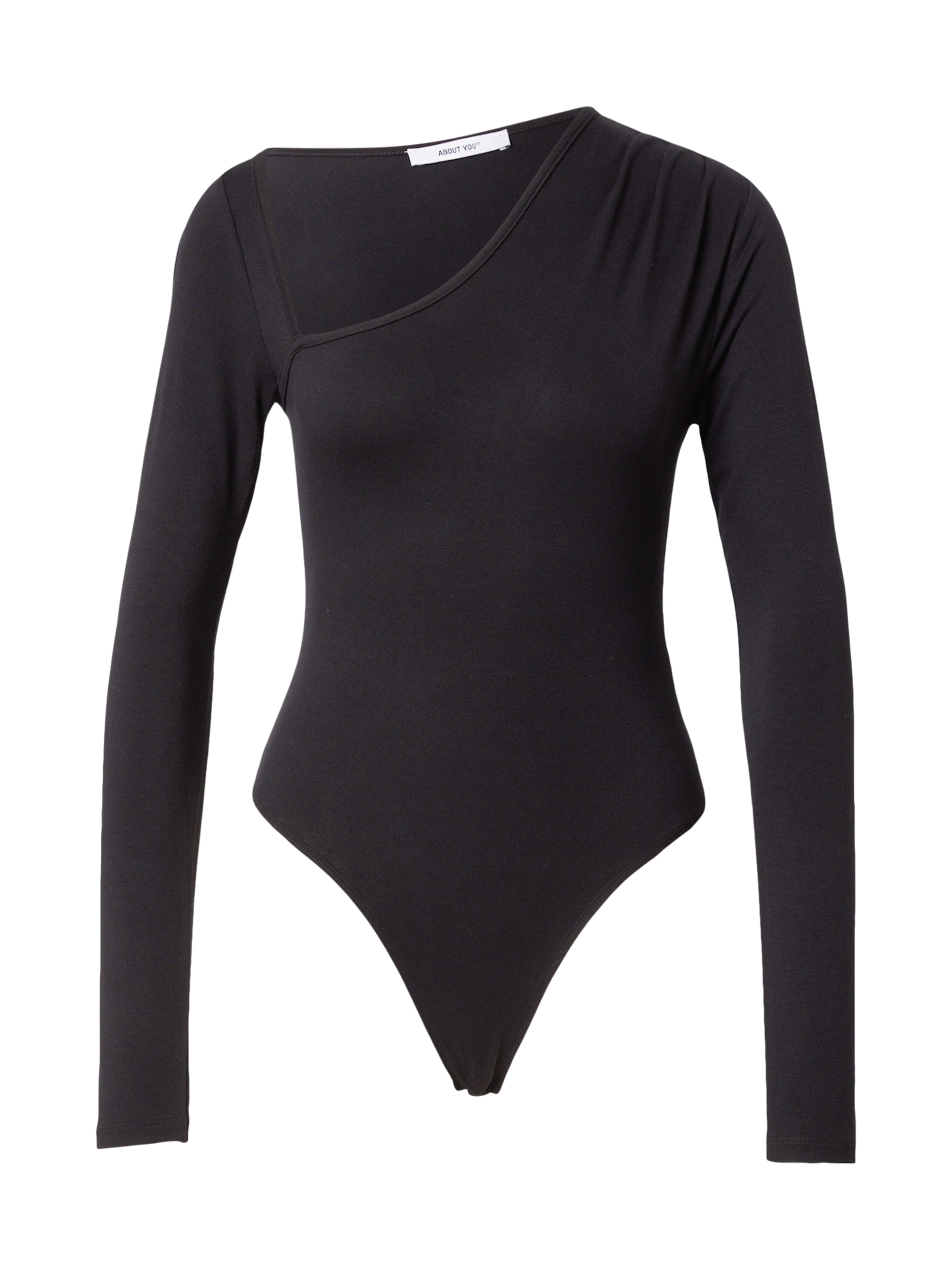 Body a maglietta 'Larina' di ABOUT YOU in nero: frontale