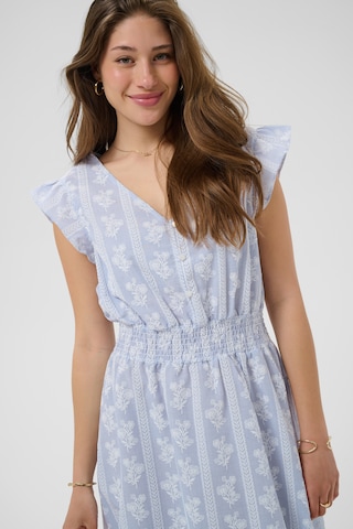 Robe Cream en bleu