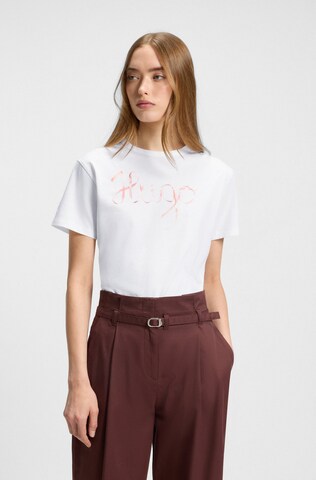 T-shirt 'Damacia 5' HUGO en blanc : devant