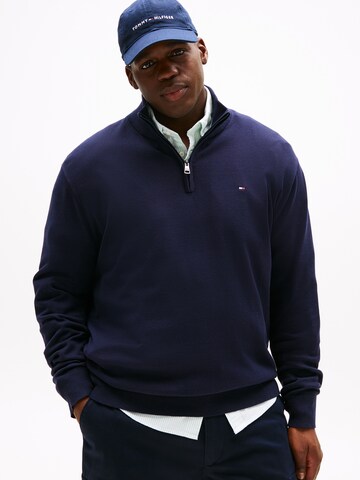 Pull-over 'ESSENTIAL' Tommy Hilfiger Big & Tall en bleu : devant