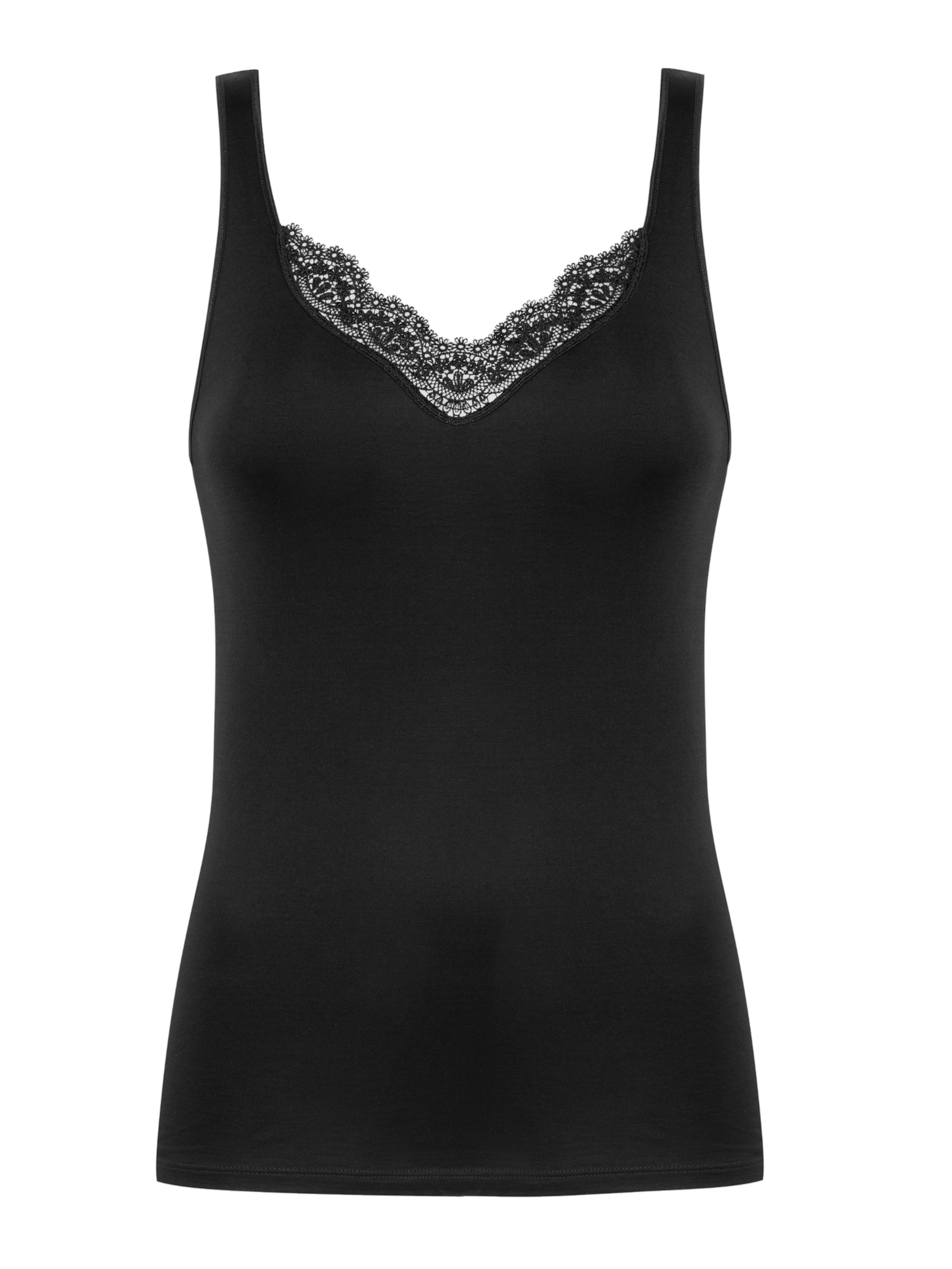 Mey Top ' Emotion Elegance ' in Black: front