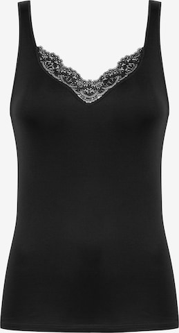 Mey Unterhemd ' Emotion Elegance ' in Schwarz: Vorderseite