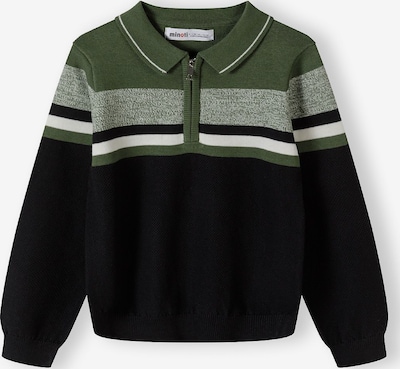 Pullover in 92-96 MINOTI di colore verde / cachi / nero / bianco, Visualizzazione prodotti
