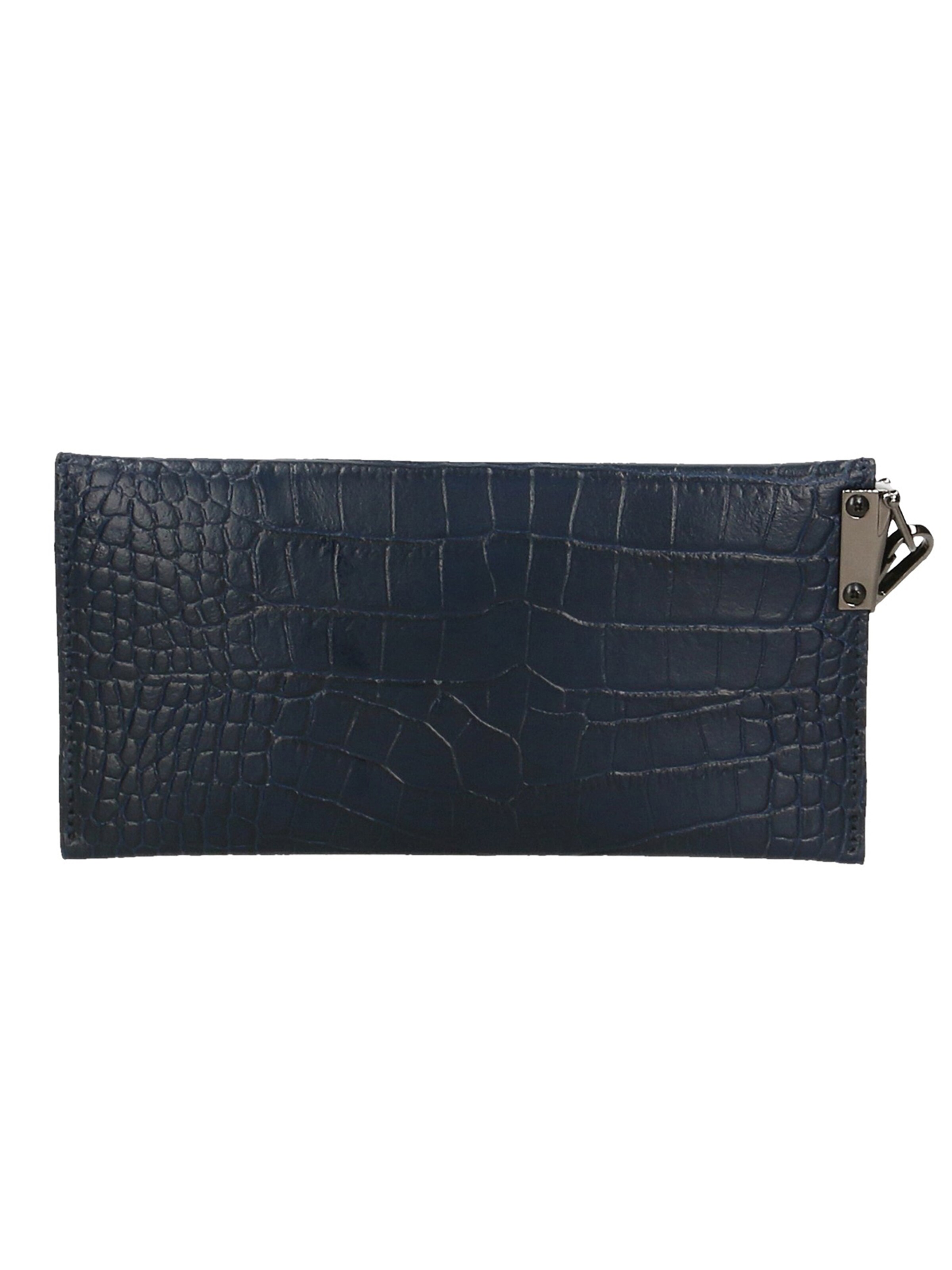 Pochette 'Borsetta Portafoglio Noemy Pelle Stampa Coccodrillo Made in Italy' di Gave Lux in blu