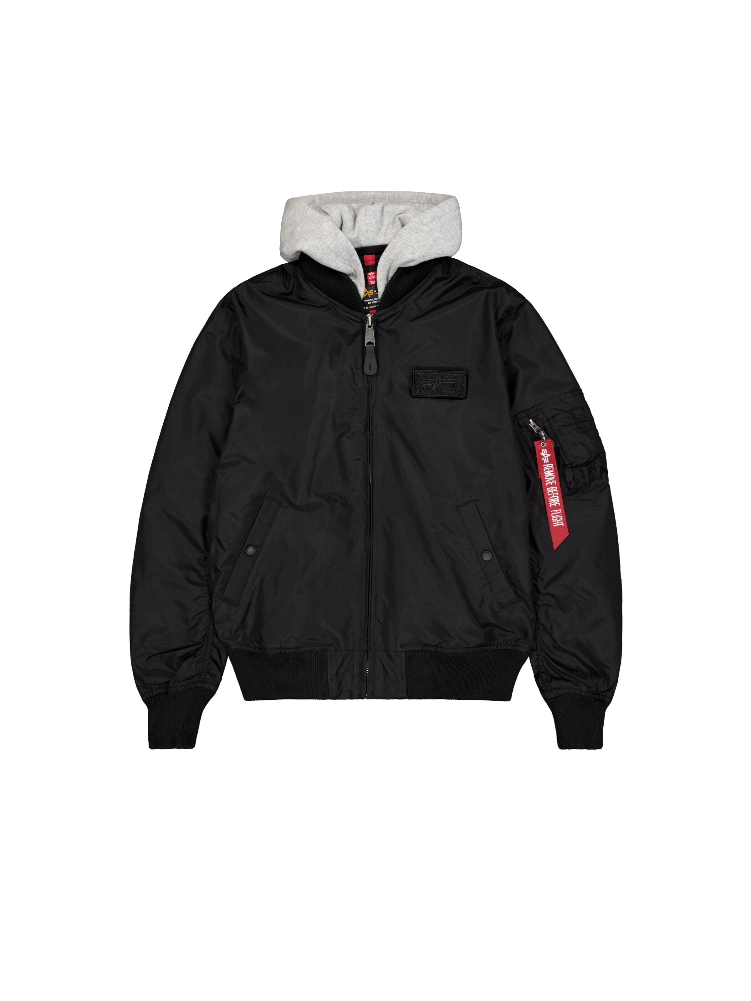 ALPHA INDUSTRIES Übergangsjacke 'MA-1 TT'‌‌‌‌‌‌‌ in Schwarz: Vorderseite