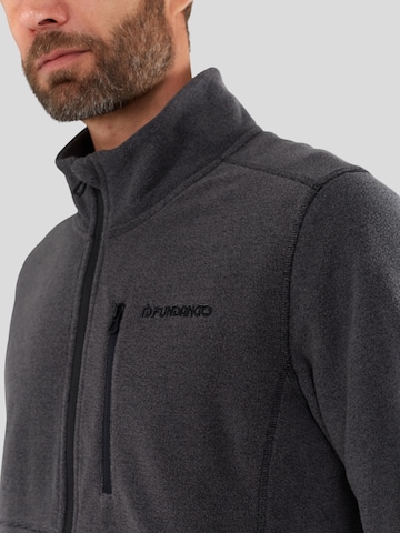 Fundango Fleecejacke 'Jeffrey Fullzip Fleece' in Schwarz