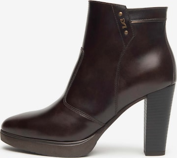 Nero Giardini Enkellaarsje 'Altilia' in Bruin: voorkant