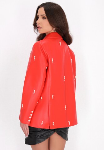faina Blazer in Red