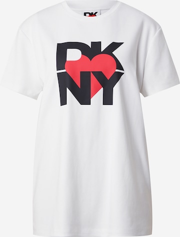 DKNY Μπλουζάκι σε λευκό: μπροστά