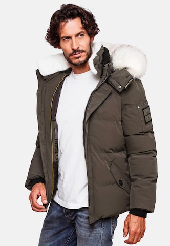 STONE HARBOUR Winterjacke 'Halvaar' in Grau