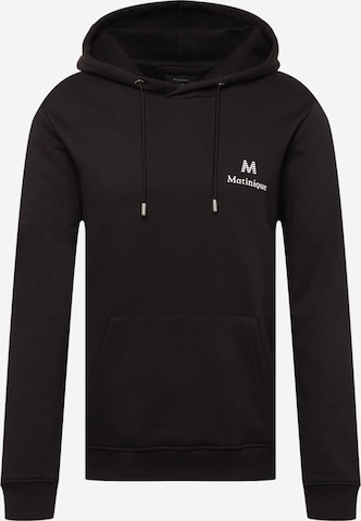 Matinique Sweatshirt in Black: front
