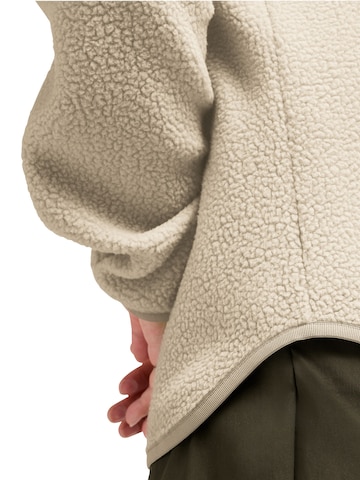 JACK WOLFSKIN Fleecejacke 'Lite Curl Full-Zip'‌‌‌‌‌‌ in Beige