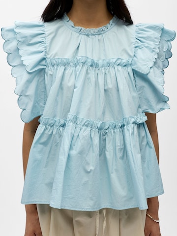 Camicia da donna 'OBJHOPE' di OBJECT in blu