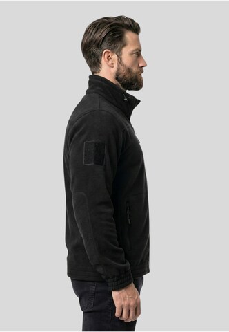 Brandit Fleecejacke 'Combat' in Schwarz
