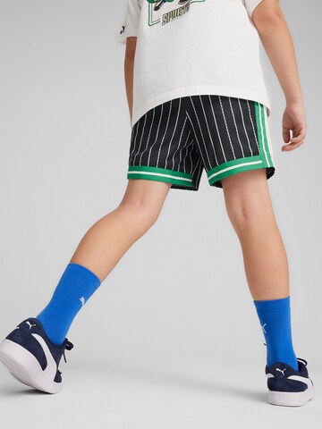 PUMA Regular Workout Pants 'T7' in Black