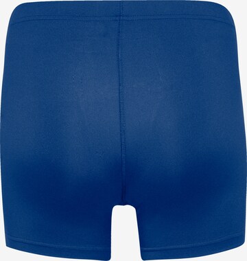 Hummel Skinny Sporthose in Blau