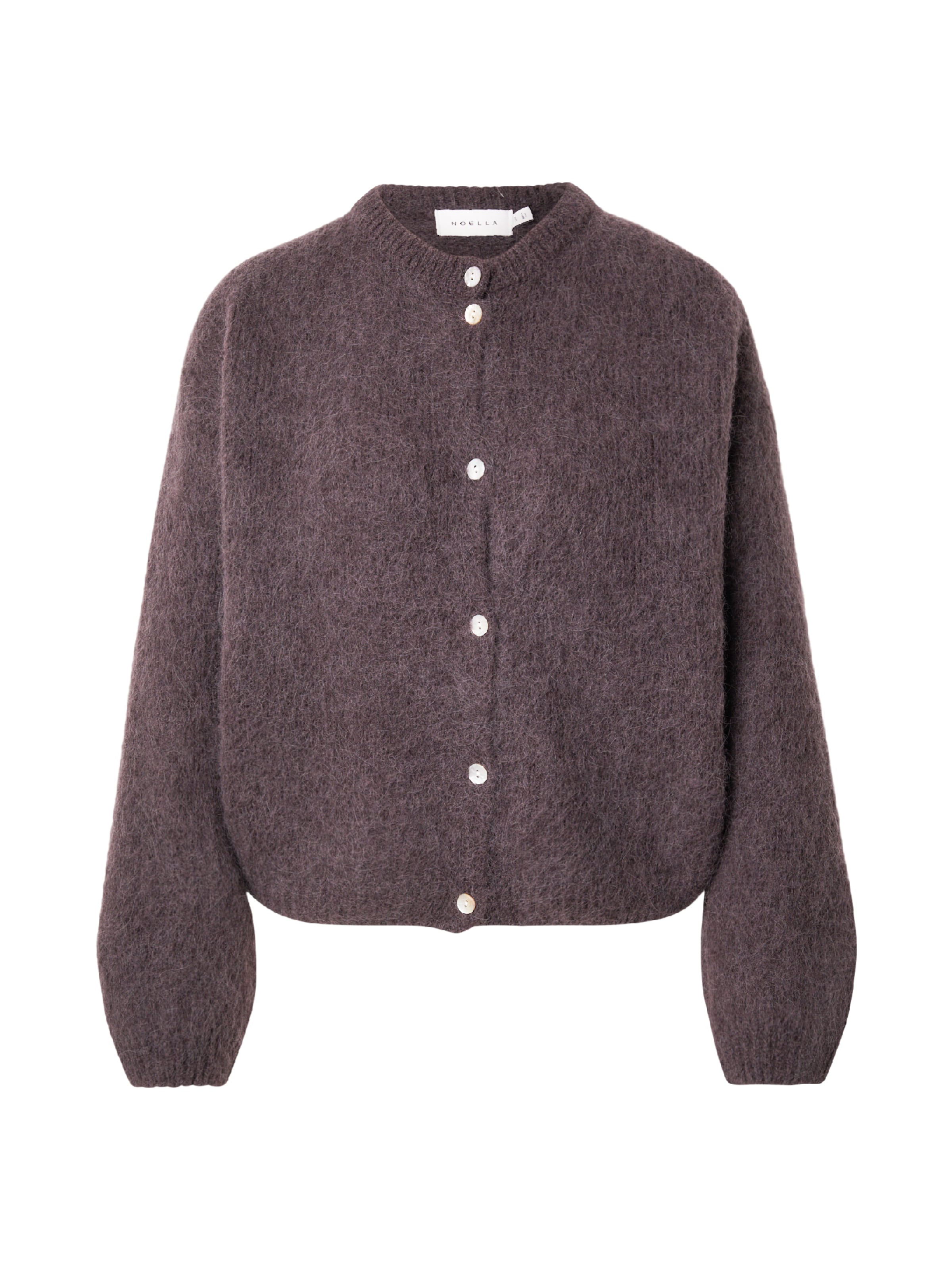 Noella Strickjacke 'Kae' in Braun: Vorderseite