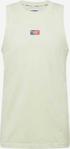 Tommy Jeans - Camiseta en verde: frente