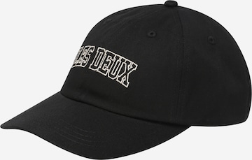 Les Deux - Gorra 'Blake' en negro: frente