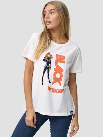 T-shirt 'Black Widow' Recovered en beige : devant