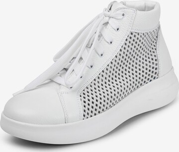 VITAFORM High-Top Sneakers in White: front