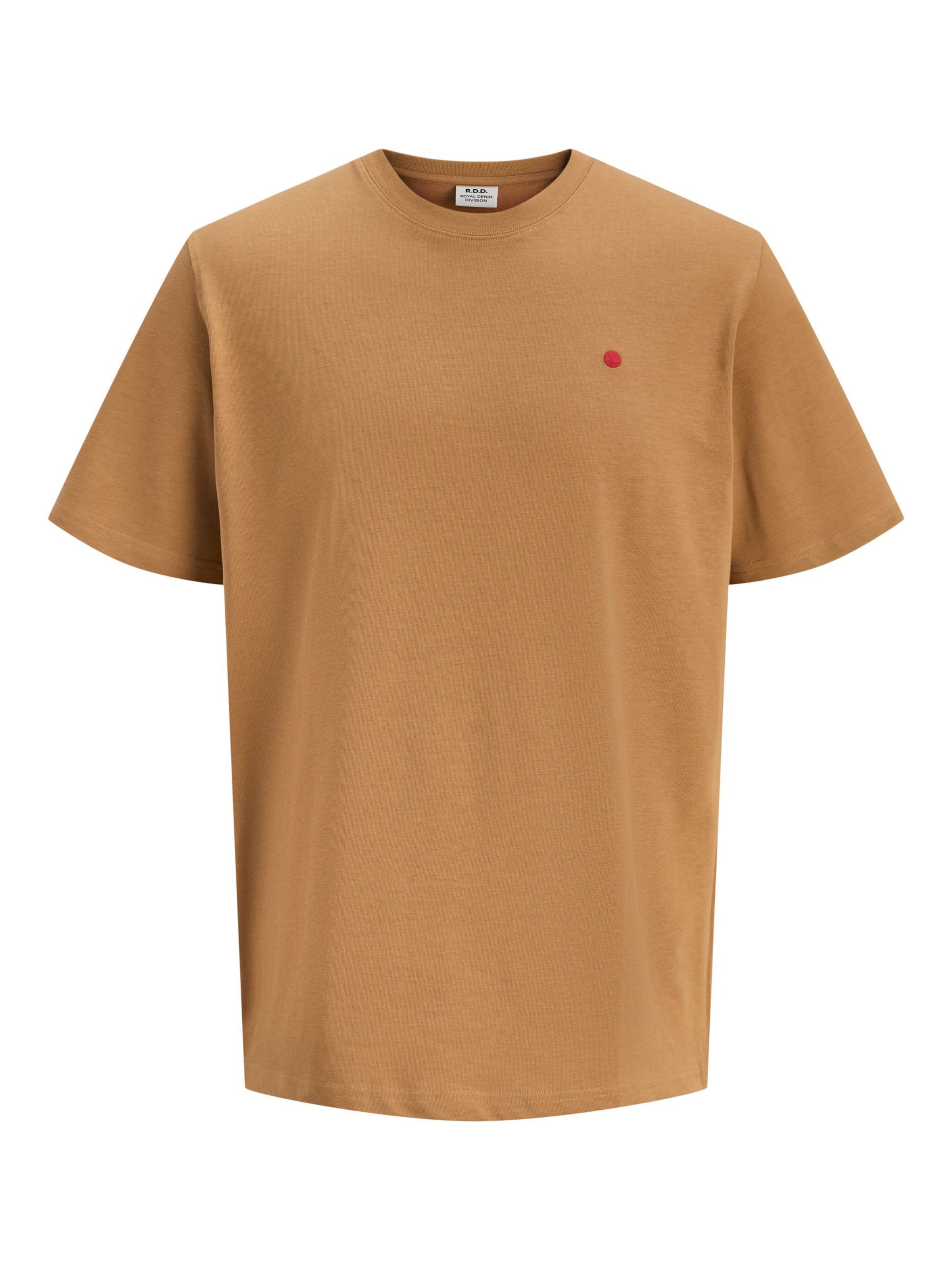 T-Shirt 'RDDRoad' R.D.D. ROYAL DENIM DIVISION en marron : devant